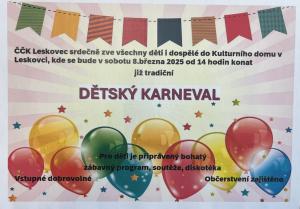 Dětský karneval 2025